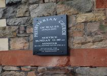 <p>Welsh slate plaque</p>